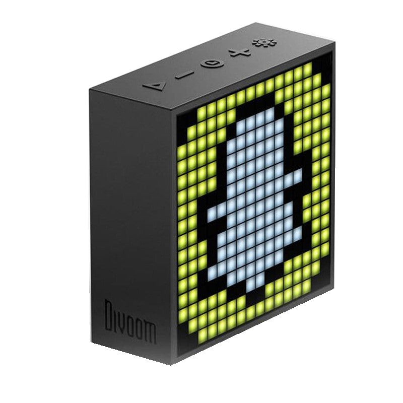 Divoom Timebox Evo Pixel Art Bluetooth Speaker With 16x16 LED Animation Display, App Control & Bedside Alarm Clock - Black Divoom Timebox Evo Pixel Art Bluetooth Speaker With 16x16 LED Animation Display, App Control & Bedside Alarm Clock - Black